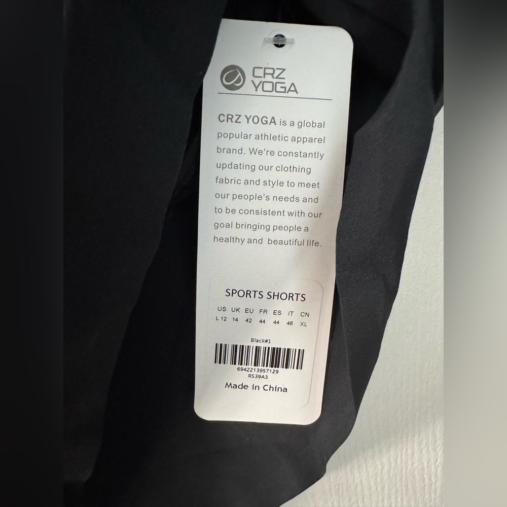 CRZ YOGA Mid Waisted Split Running Quick Dry Shorts for Women - Picture 7 of 14